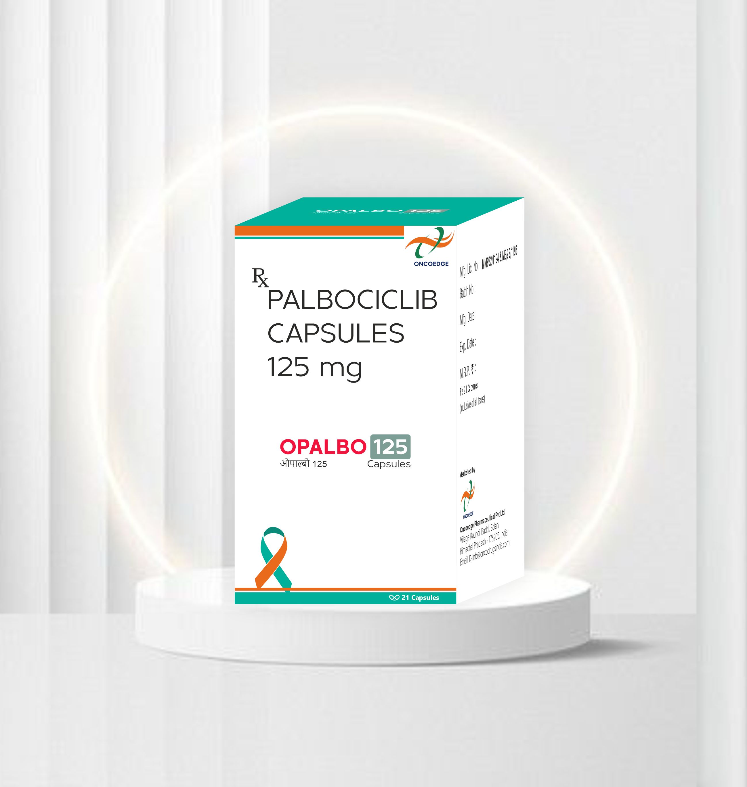 OPALBO 125 MG. CAPS.