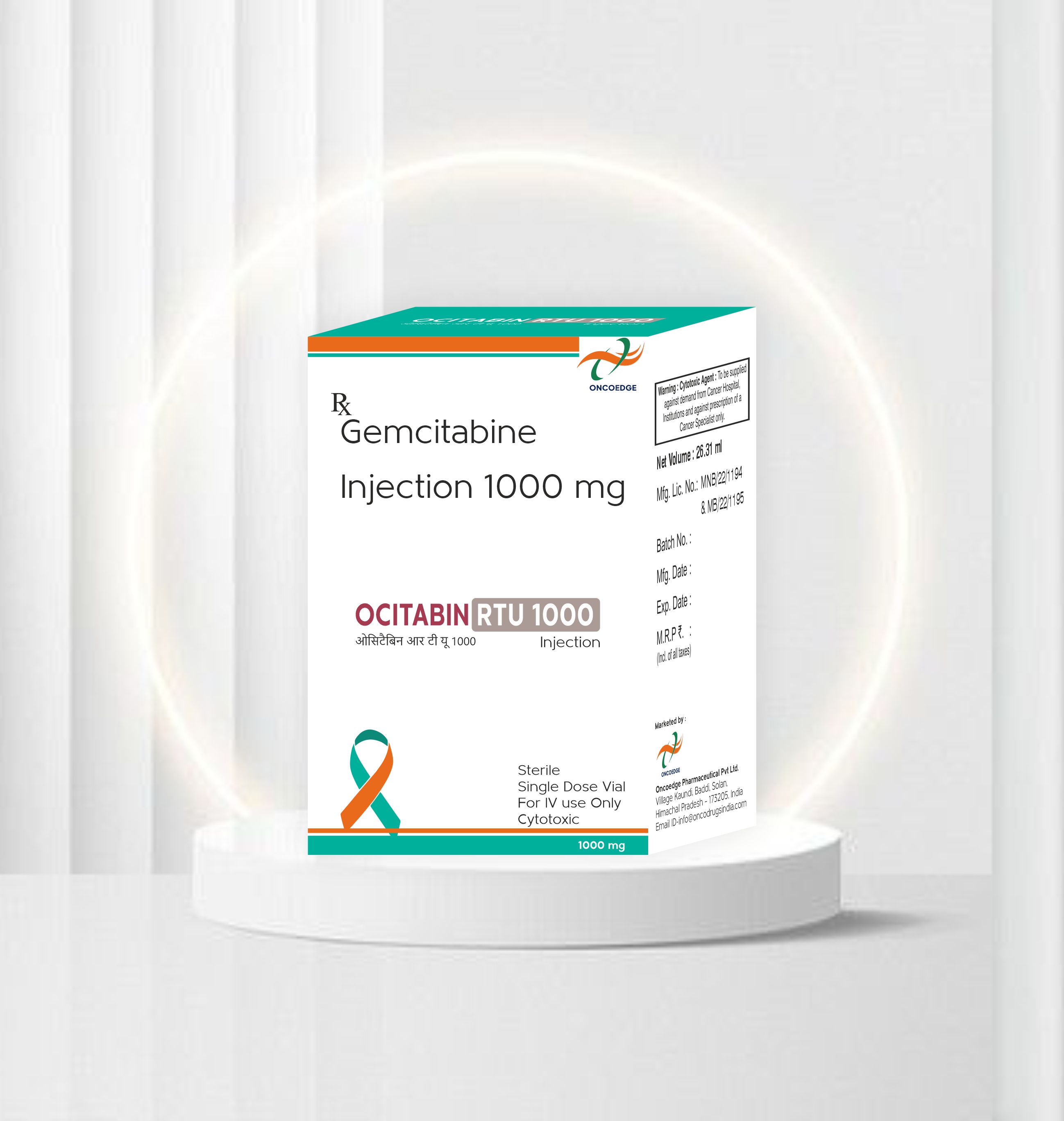 OCITABINE RTU 1000 MG. INJ.